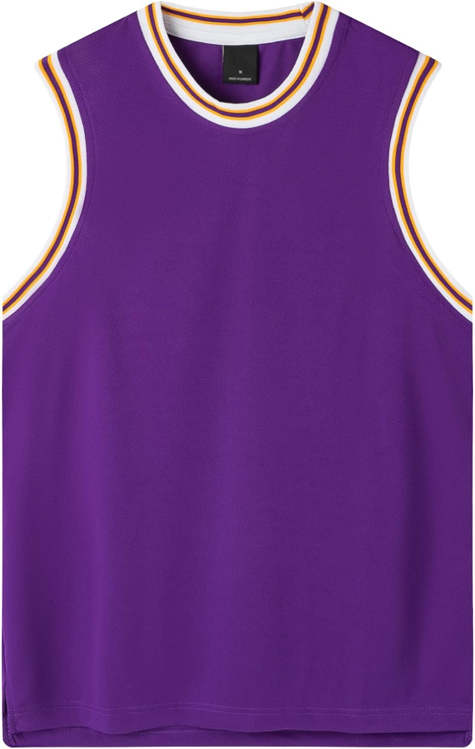 Mens Plain Basketball Jersey Gym Sports Basic Blank Sleeveless T Shirt Vest Tops