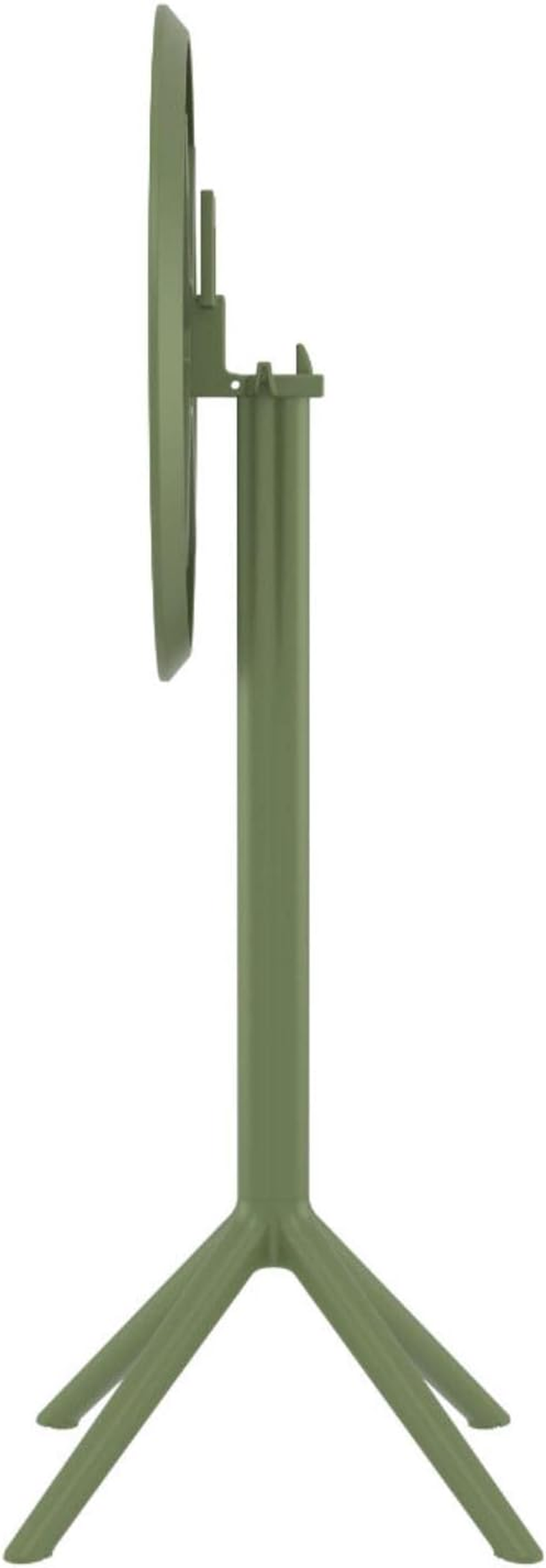 Sky Folding 60 round Bar Table, Olive Green image number 5