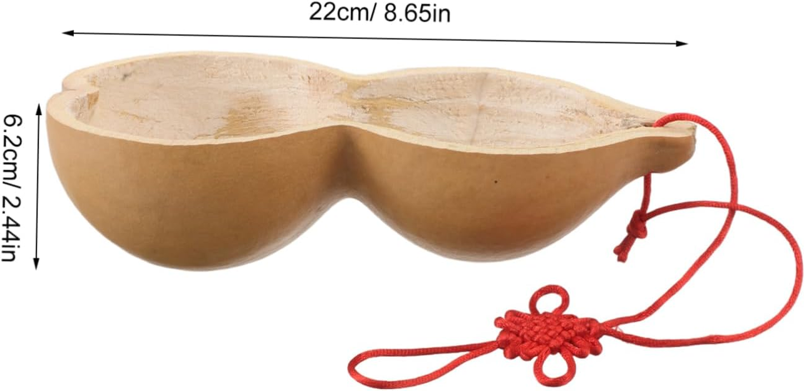 LOLIPPYY Gourd Water Ladle Handmade Natural Water Scoop for Kitchen Bathroom Gardening Multi-Functional Dipper Decorative Design for Bathing and Hair Washing