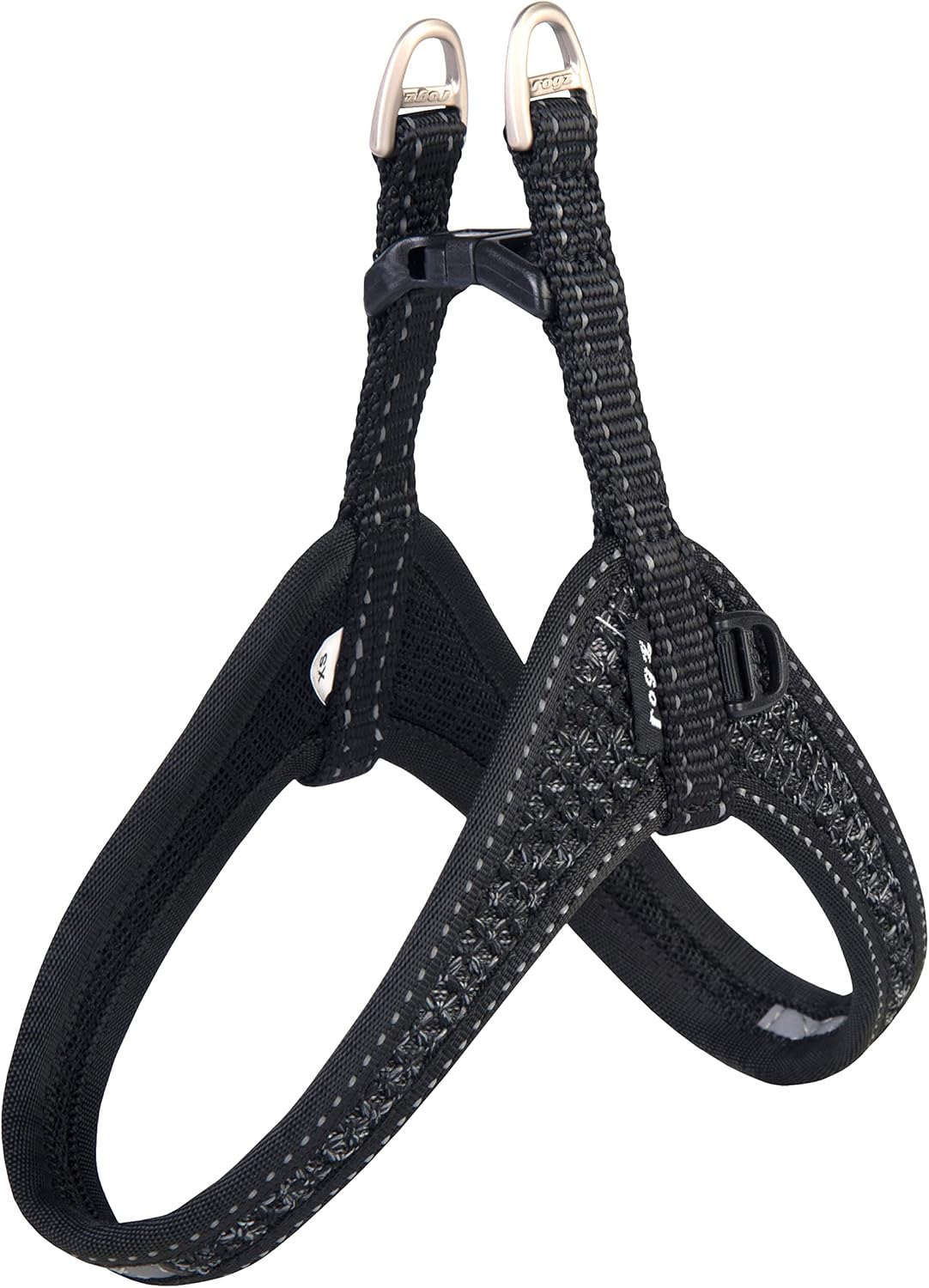 Rogz Classic Quick Fit Boomerang Dog Harness Black Small image number 1