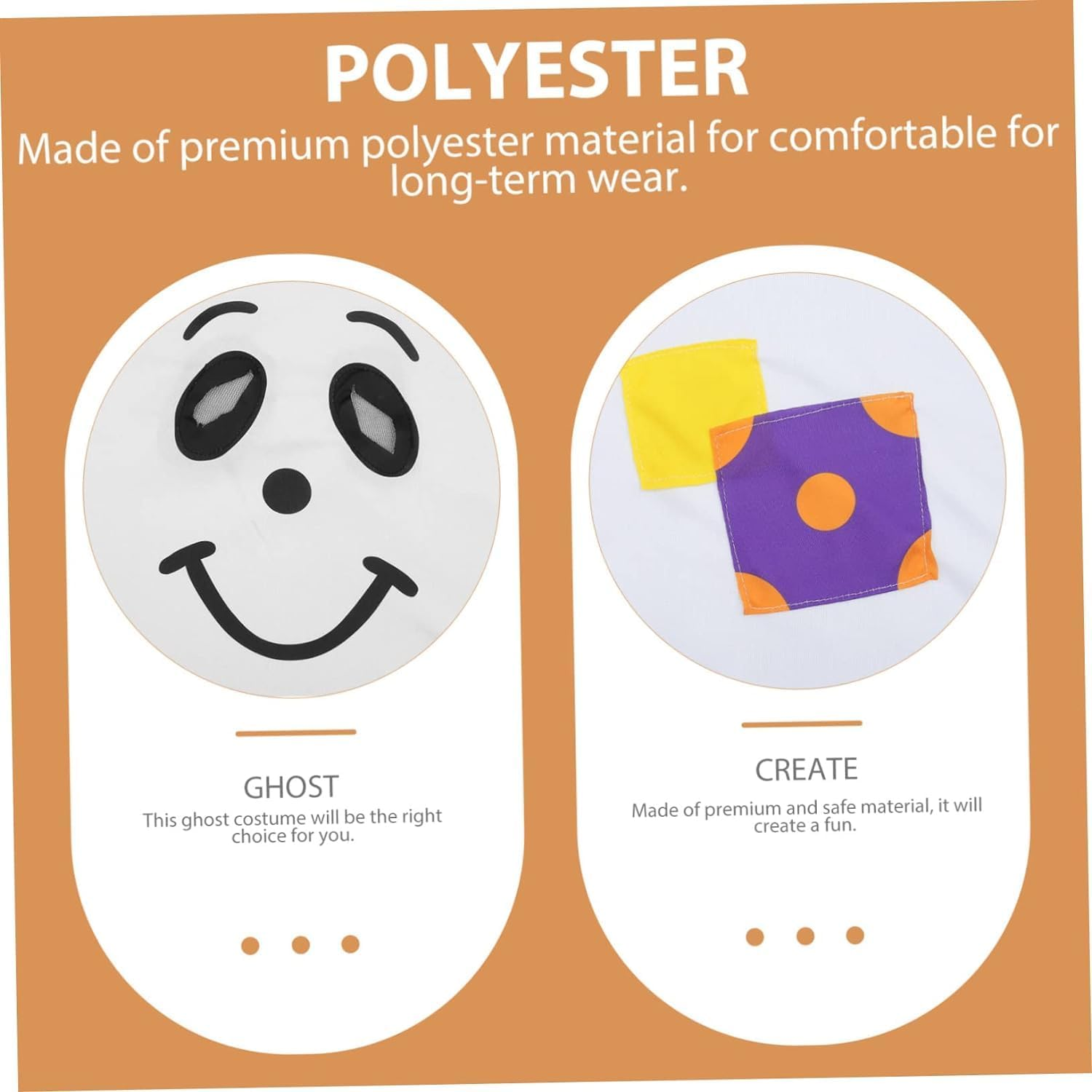 Ghost Cloak Kids Decor Halloween Decorations Outdoor Halloween Costumes Halloween Ghost Decoration Ghost Cosplay Costume Baby Ghost Cloak Ghost Dress up Costume Halloween Supplies image number 1