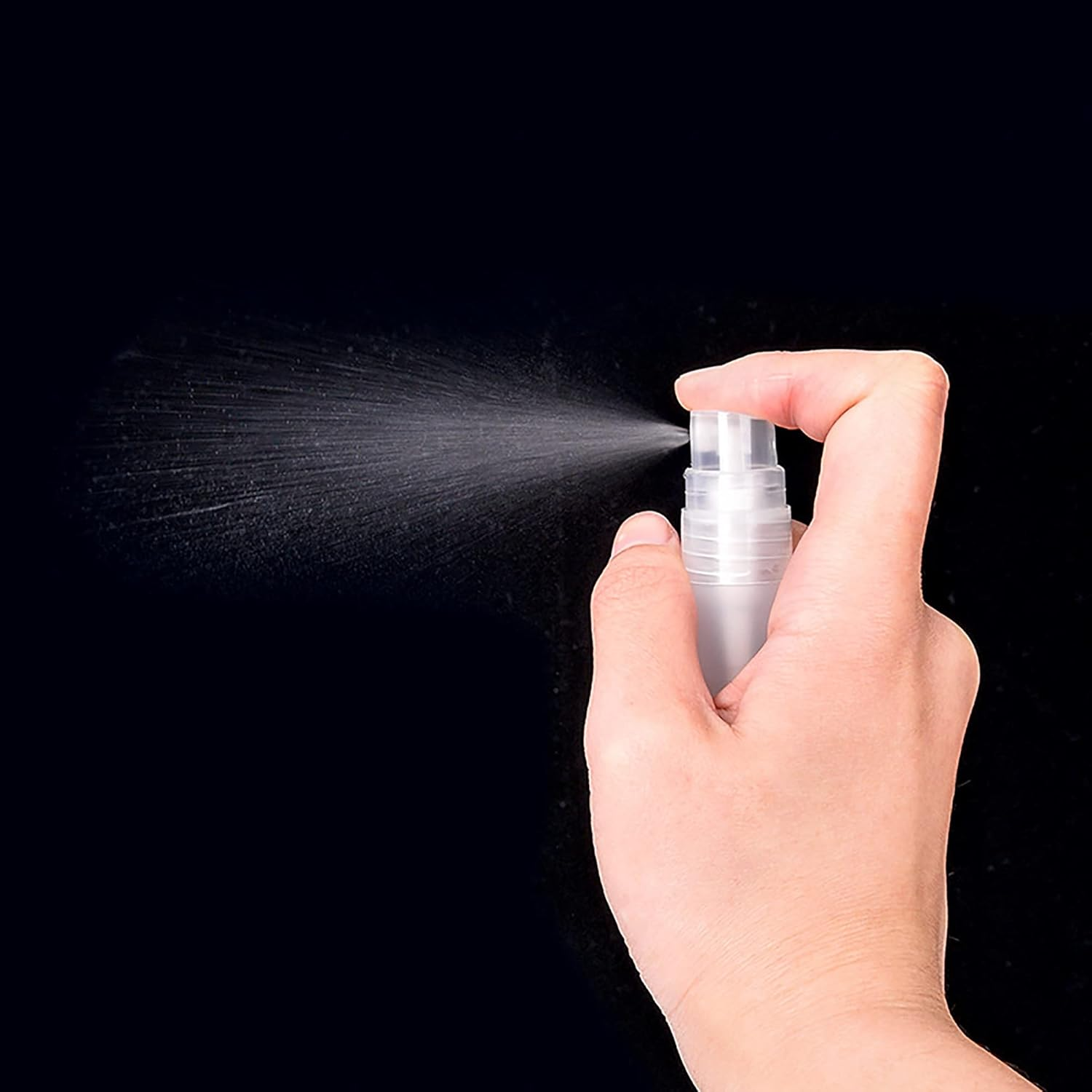 6 Pieces Clear Spray Bottles Empty Plastic Fine Mist Small Spray Bottles Mini Refillable Bottle Travel Atomiser for Cleaning Cosmetic Perfumes image number 4