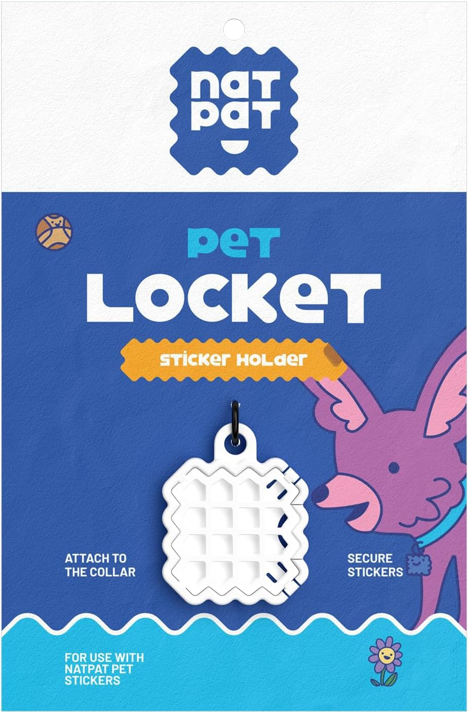 NATPAT Pet Locket &ndash; Holistic Pet Care Locket for Pet Zen Stickers & Trailpatch Tick Patches &ndash; Safe, Durable, and Non-Toxic image number 2