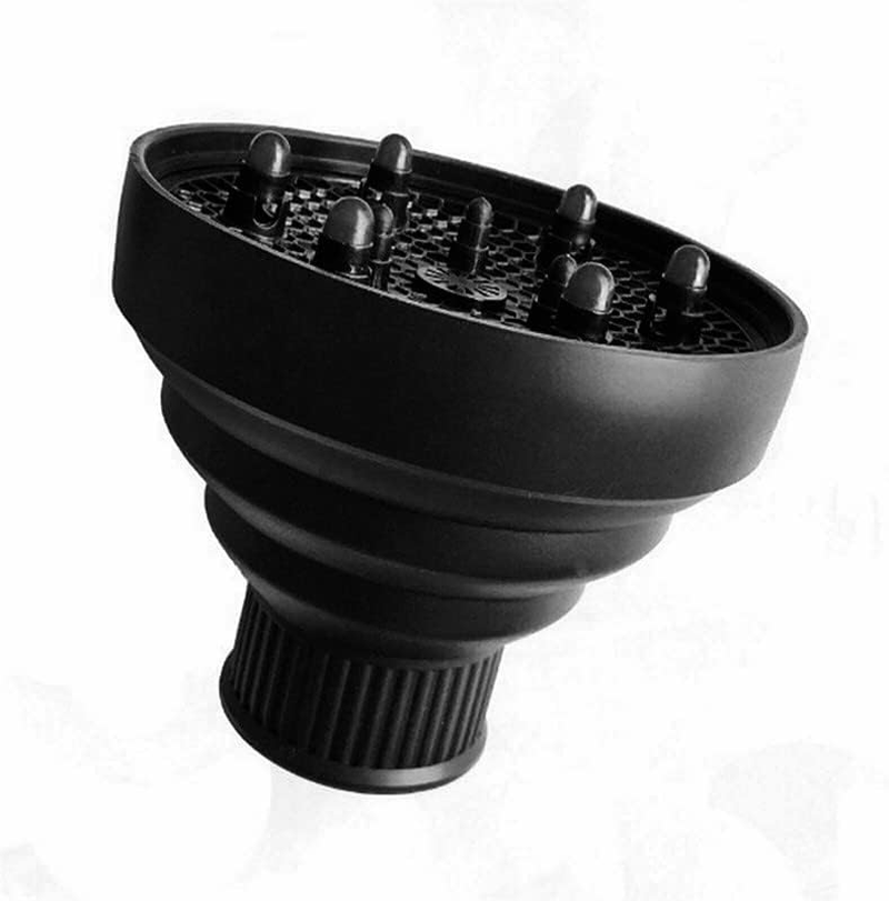 Silicone New Hair Dryer Universal Travel Professional Salon Foldable Diffuser - Professional Heat Resistant Attachment for Even Heat Distribution - Blue image number 4