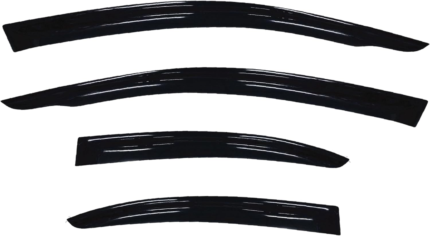 For Lancer 2008-2017 Window Visor Weather Shield Rain Guard Deflector Vent Door Visor image number 1