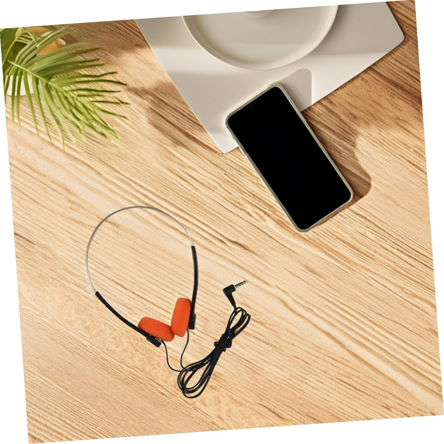 BIUDECO Lightweight Adjustable School Headphones for Safe Volume Limiting Portable over Ear Design for Classroom Library Travel and Work Clear Vocals and Immersive Audio image number 6