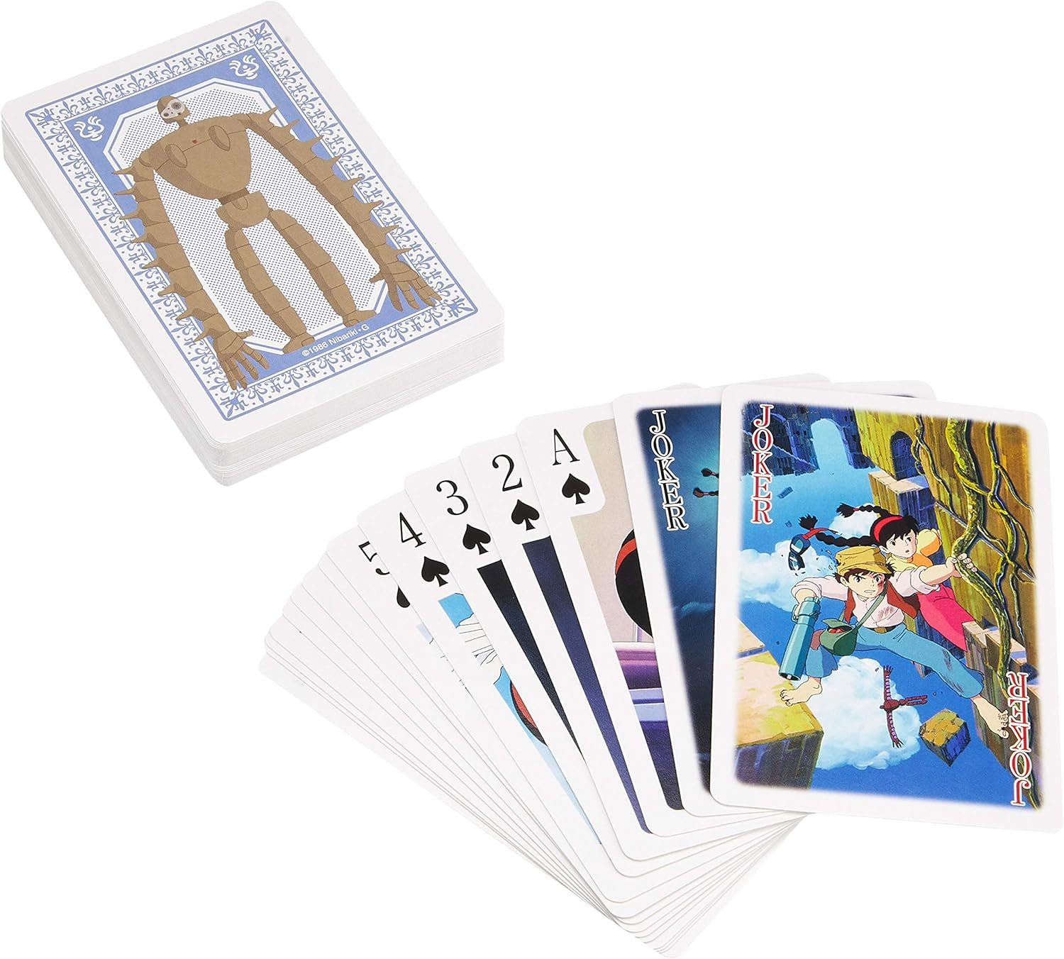 Ensky Castle in the Sky Playing Cards - Official Studio Ghibli Merchandise image number 3