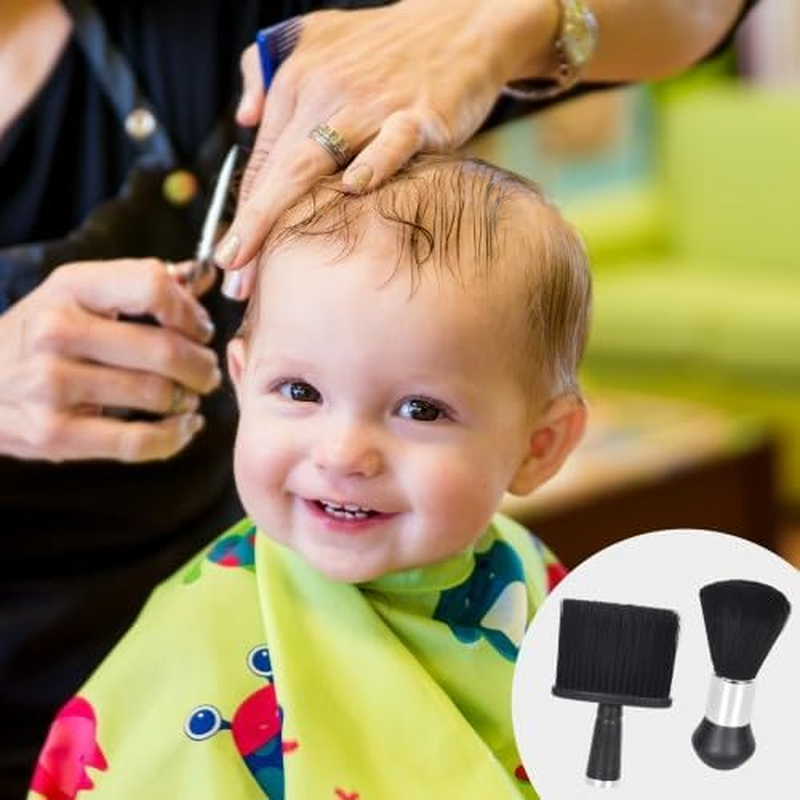 2 Pcs Neck Duster Barber Brush, Hairdresser Neck Brushes Barber Brush, Soft Hair Cutting Brush, Barber Brushes for Neck Hair Removal for Salon, Household, Hairdressers image number 4