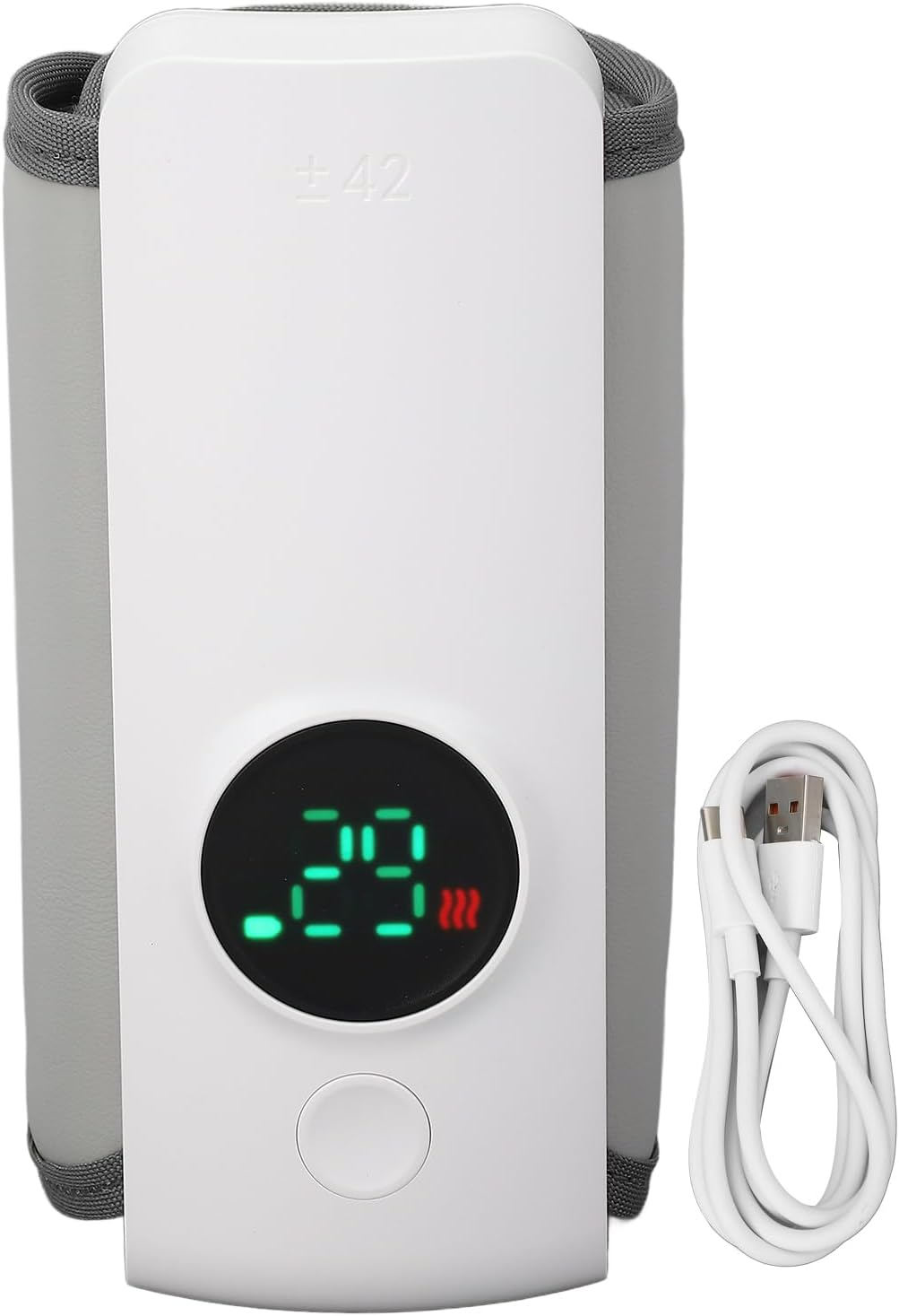 Bottle Warmer on the Go, Portable Bottle Warmer for Travel, Fast Heating,Battery Powered Infant Milk Warmer Bottle Sleeve image number 1