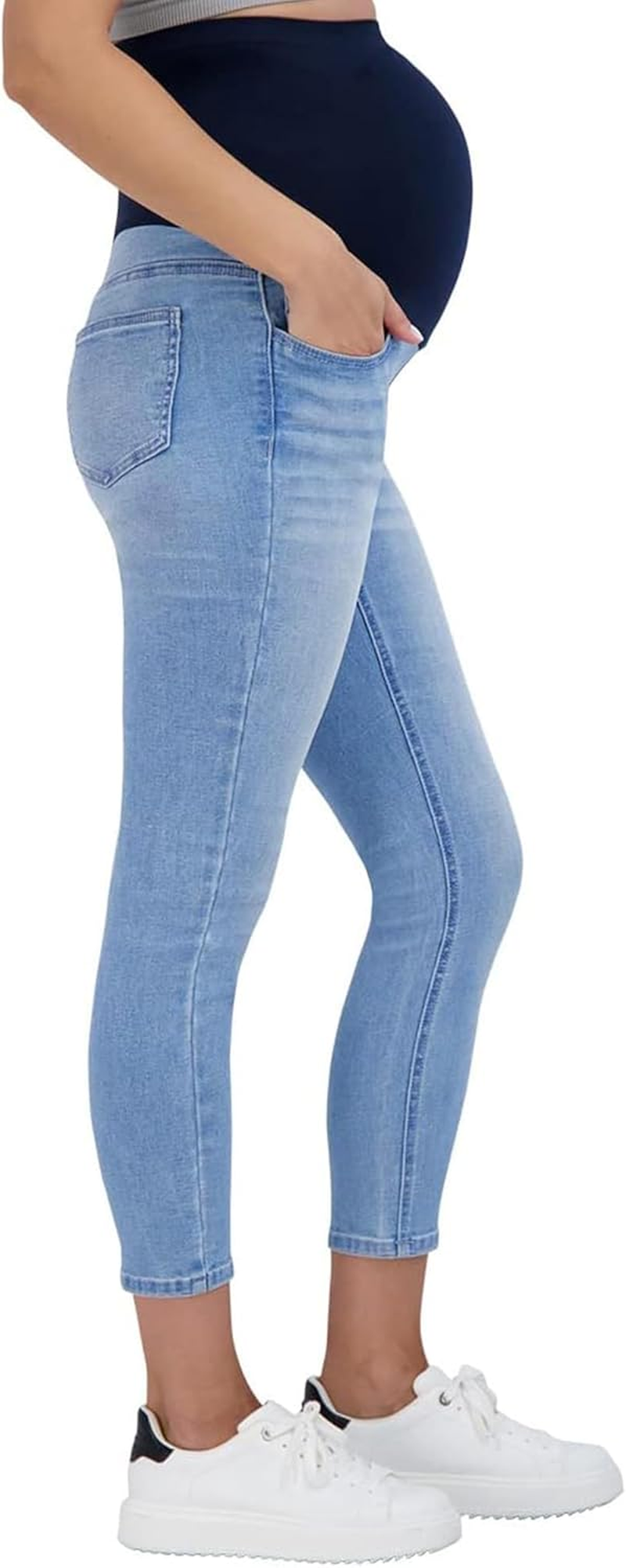 Savi Parker Women&rsquo;S Maternity Jeans over the Belly - Pregnancy Clothes for All Seasons, Maternity Pants image number 4