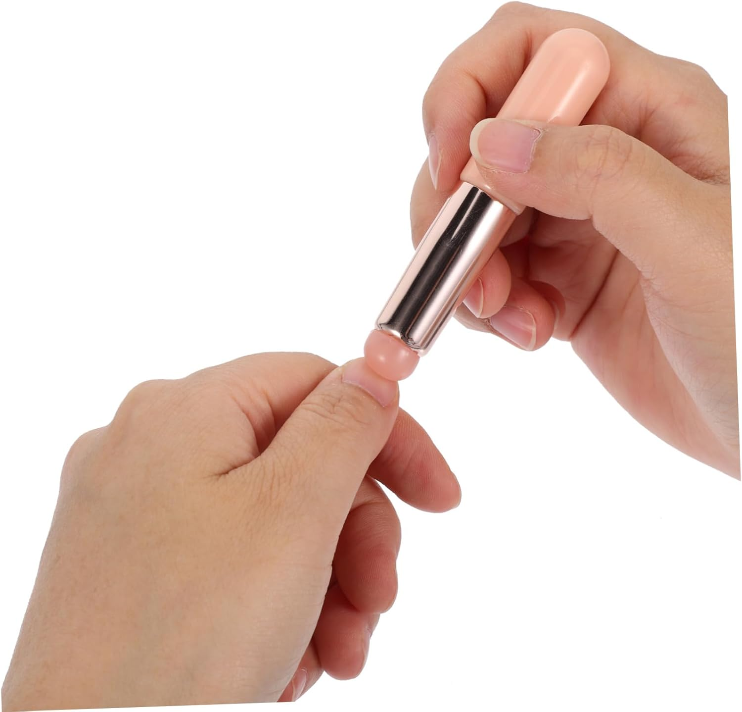 ADOCARN 2Pcs Nail Art Brushes Gradient Glue Tool Silicone Brush for Professional Application image number 6