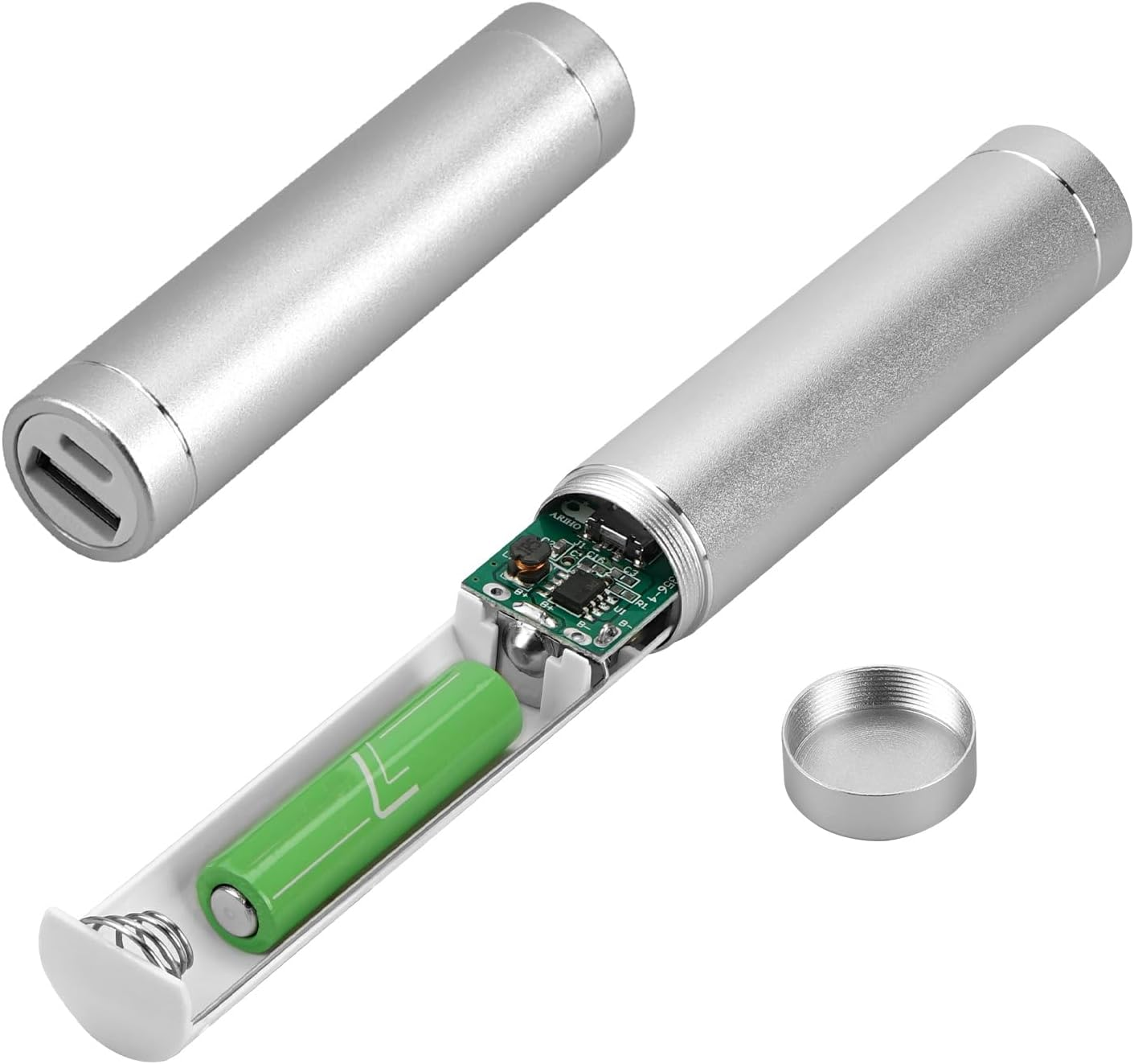 2 Pack Remote Fake Car Key Secret Safe, Portable Secret Hidden Pill Container, Diversion Safe Compartment Container to Hide Pills Jewelry or Valuables - Battery Bank (Black High-Capacity) image number 5