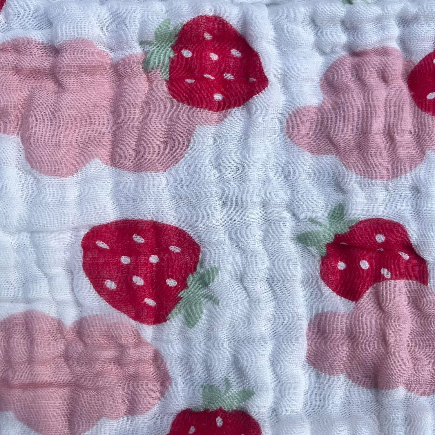 Organic Muslin 100% Genuine Premium Soft Cotton Baby Burp Cloths Assorted Designs 6 Pack Large 50X25 Cm image number 2