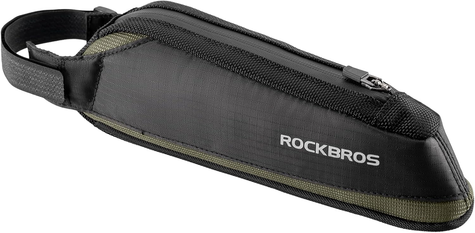 ROCKBROS Bike Top Tube Bag Bike Frame Bag Bike Triangle Bag Small Aerodynamic Bag for Triathlon and Gravel Bikes (Black) image number 6