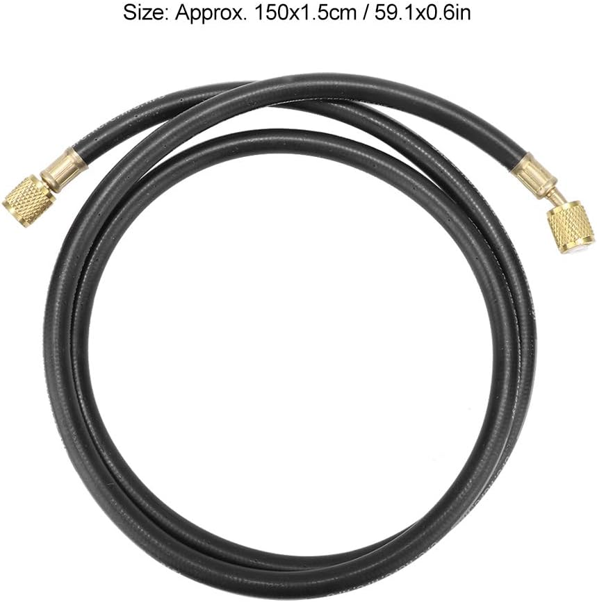 R410A Refrigerant Charging Hoses, AC Charging Hose Tube, 800Psi Working Pressure Charging Hose for R22 R134A R404 Coolant