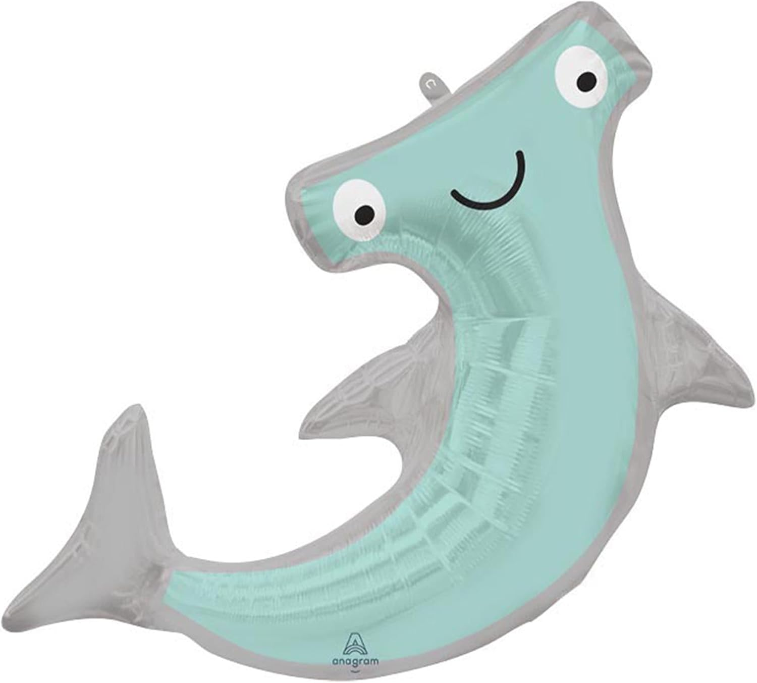 Anagram Supershape Hammerhead Shark P35 Foil Balloon, Multicolour