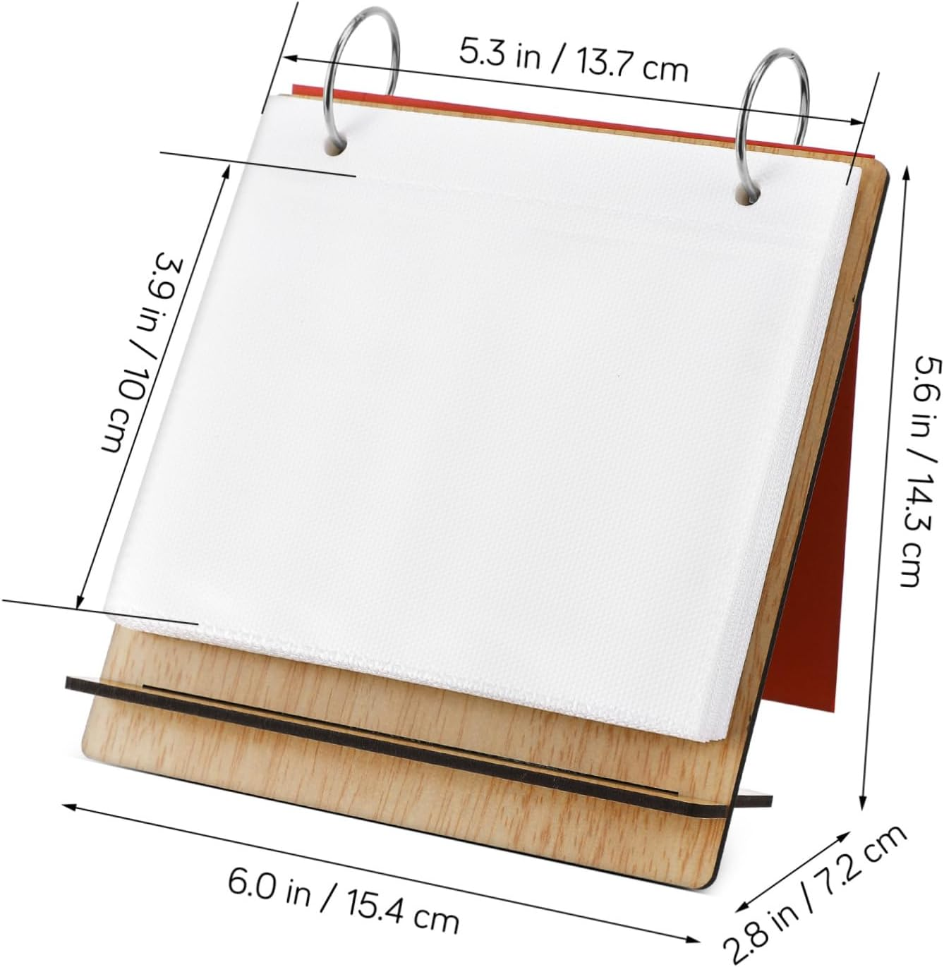 Desktop Flip Photo Album 6.29X5.97Inch Photo Frame 25 PVC Pockets Space-Efficient Baby Album Book image number 2