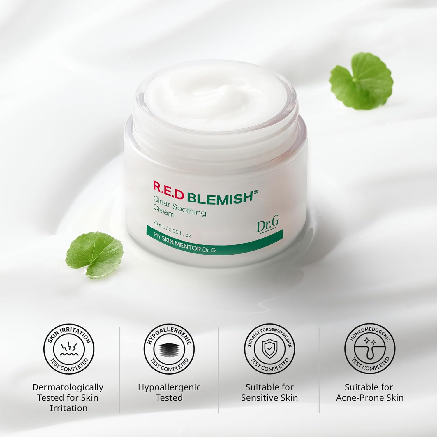 Dr.G R.E.D Blemish Clear Soothing Cream 70 Ml image number 3