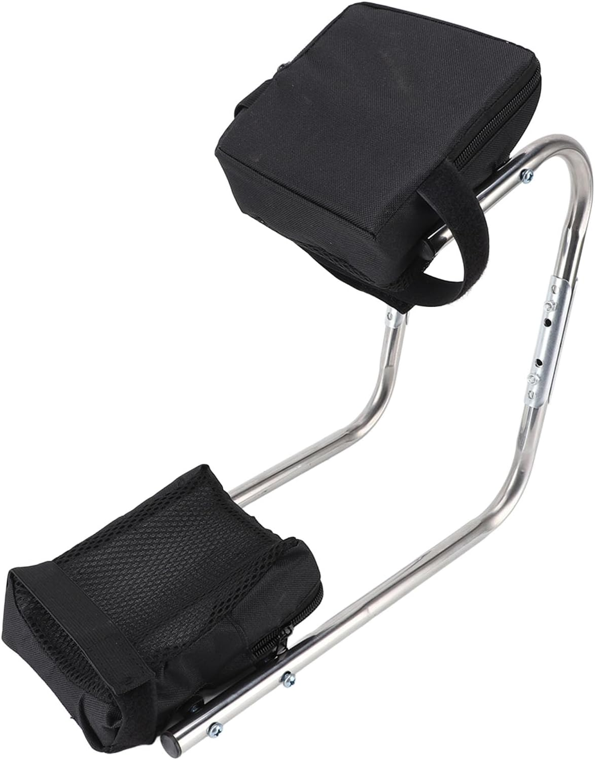 Garden Seat and Kneeler, Stainless Steel Folding Knee Seat Gardening Tool Ergonomic Ankle Support Multifunctional Knee Seat Leg Brace, Gardening Gifts for Parents and Loved Ones image number 4