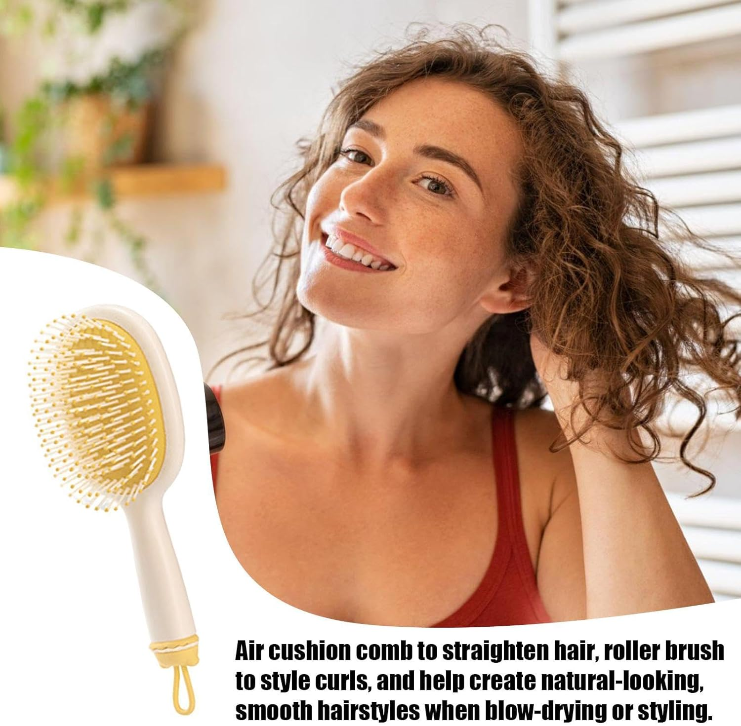 Mivpzisk Air Bag Massage Comb - Shaping Comb Cleaning Hair Brush - Anti-Static Detangling Brushes Effortless Shaping Comb Cleaning Hair Brush image number 5