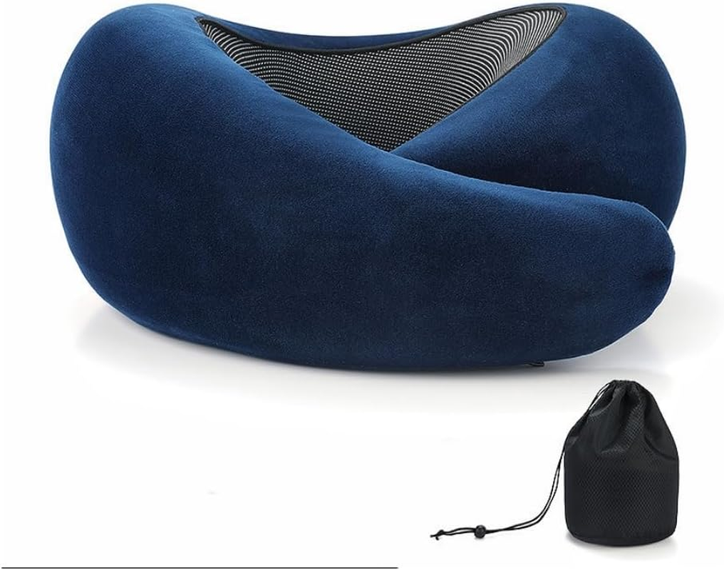 KOKOCCBD Travel Neck Pillow, Memory Foam Ergonomic Travel Pillow for Airplane, 360 Degree Comfort and Breathable, Portable Pillows Neck for Airplane, Cars, Office& Home, Pillow with Washable Cover image number 6