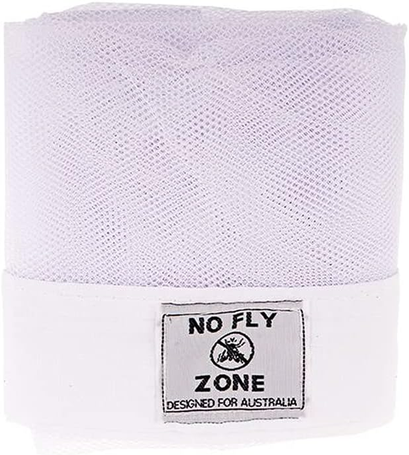 D.Line No Fly Zone Table Food Cover Throw over White 98Cm Square