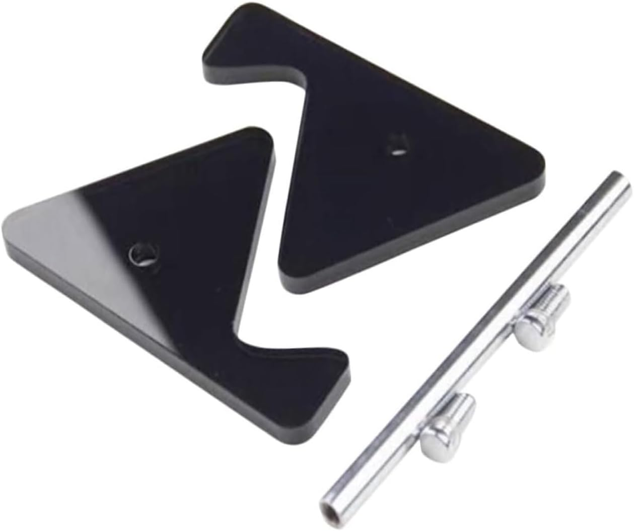 2Pcs Computer Keyboard Stand Book Display Stand Keyboard Stand for Desktop Mechanical Keyboard Stand Keyboard Display Shelf Photo Holder Stand Keyboard Holder Stainless Steel (Black)