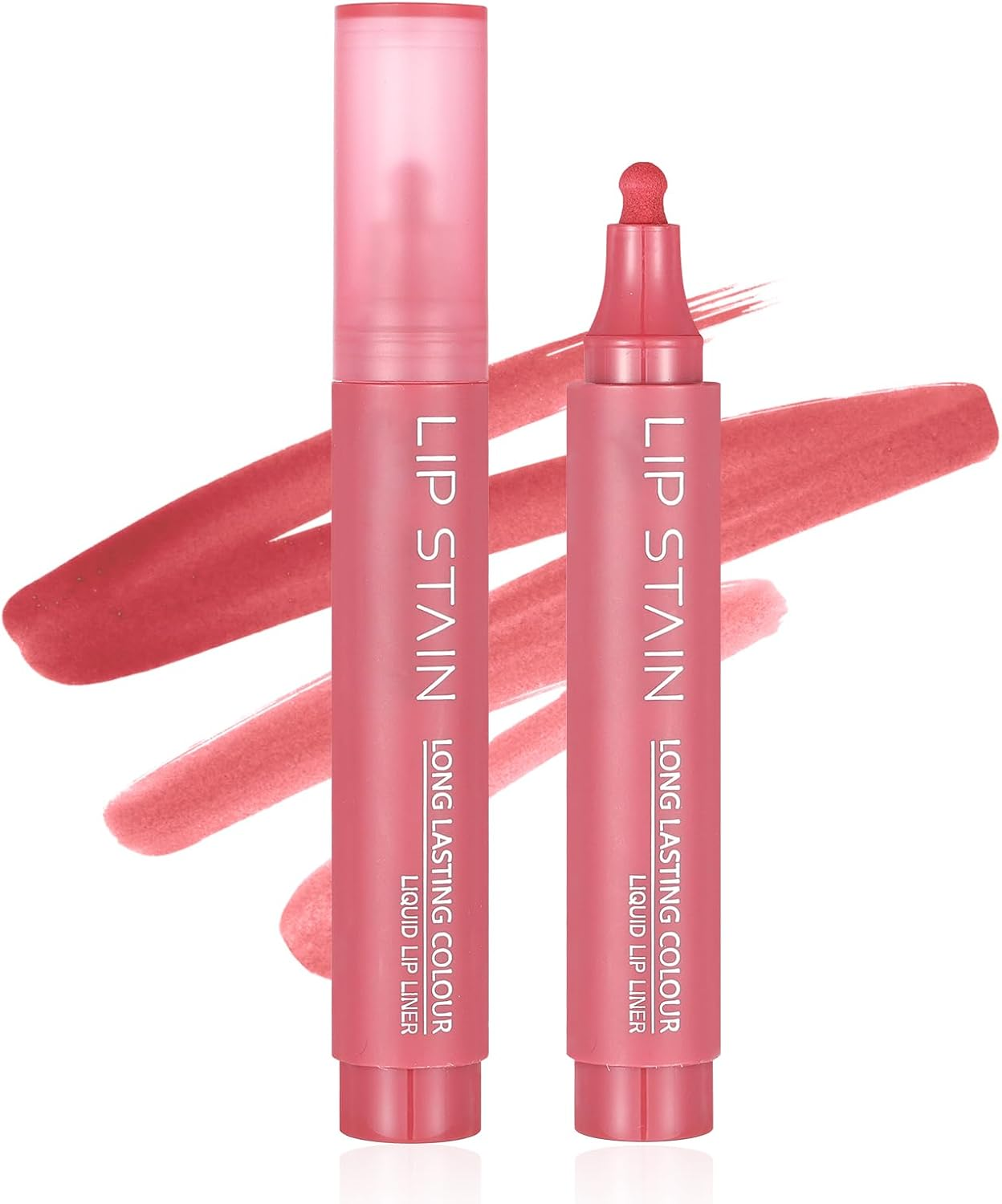 DAGEDA Lip Stain, Matte Color Look Lip Stain Marker, Waterproof Long Lasting Lip Liner, Smudge-Proof All Day Wear, Highly Pigmented, Smooth Application Marker Tint with Gourd Head 02