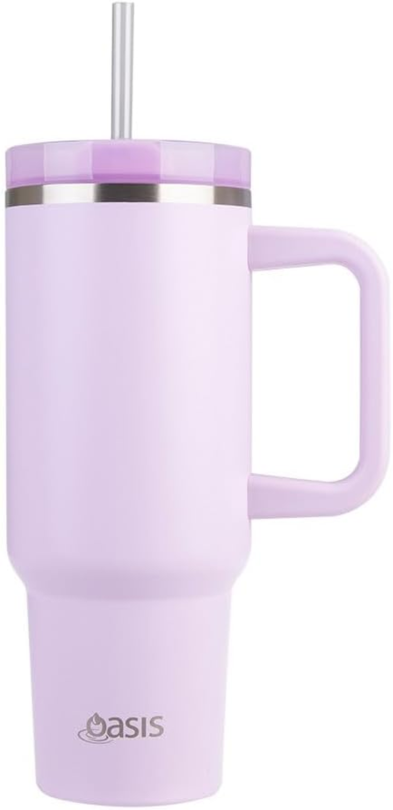 Oasis Stainless Steel Double Wall Insulated 'Commuter' Travel Tumbler 1.2 Litre - Orchid
