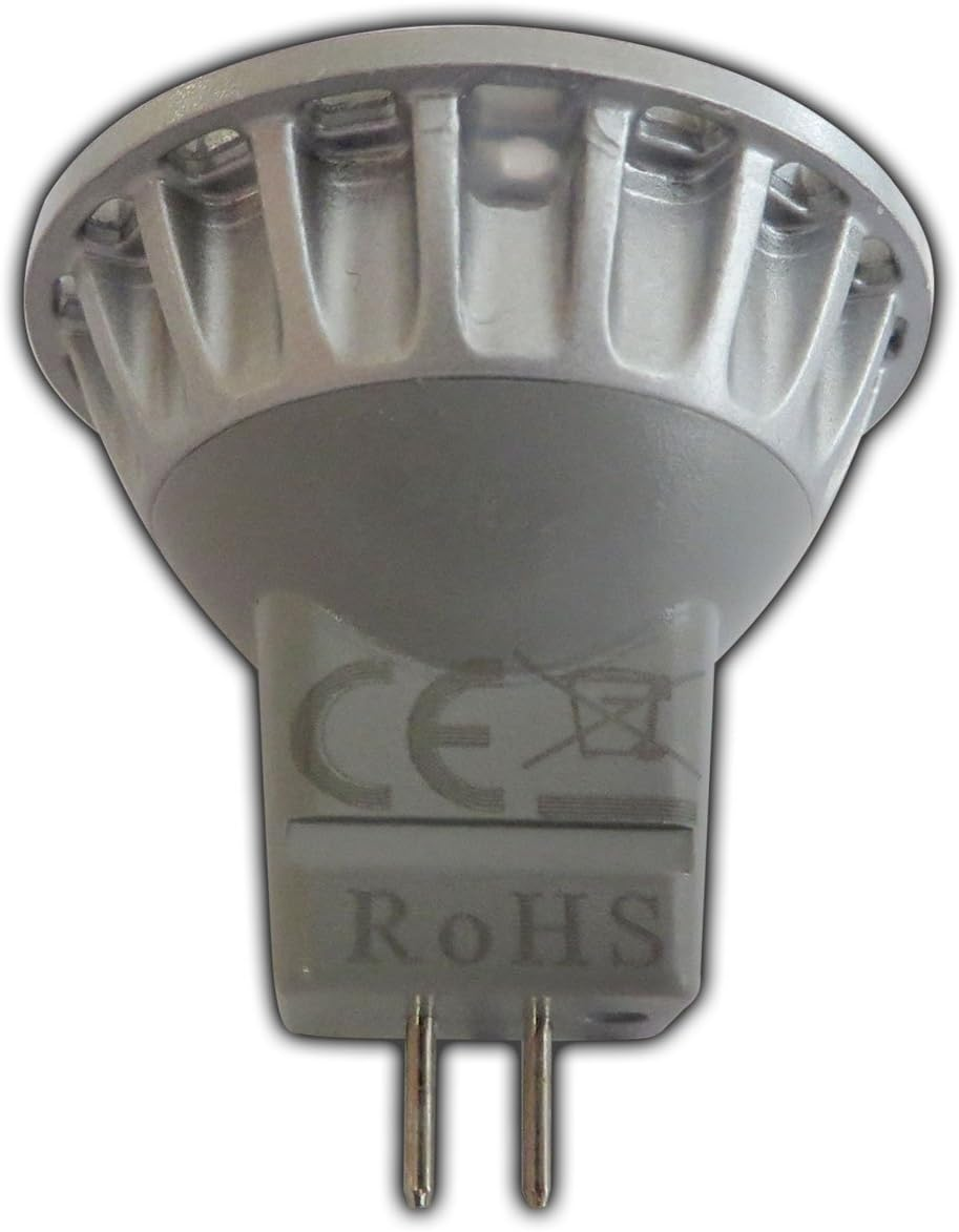 MR11 / GU4 LED 2.5 Watt 12 V AC/DC Warm White Spotlight 30&deg; Degree Energy Saving Lamp Spotlight 12 V AC Voltage Pack of 3 image number 3