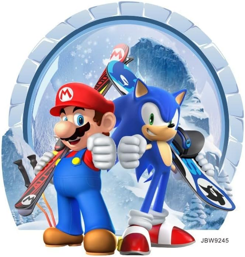 Boy Girl Wall Decor Kids Room Living Room Kitchen Creative Wall Stickers Removable Wall Art Mario Sonic the Hedgehog image number 1