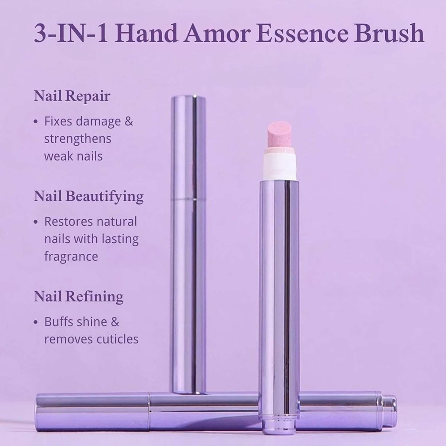 3-In-1 Nail Care Pen, Nail Essence Pen with Ceramic Tip, Cuticle Oil for Nails, Moisturize Strengthen Brighten for Hangnails, Dry & Damaged Nails (1) image number 3