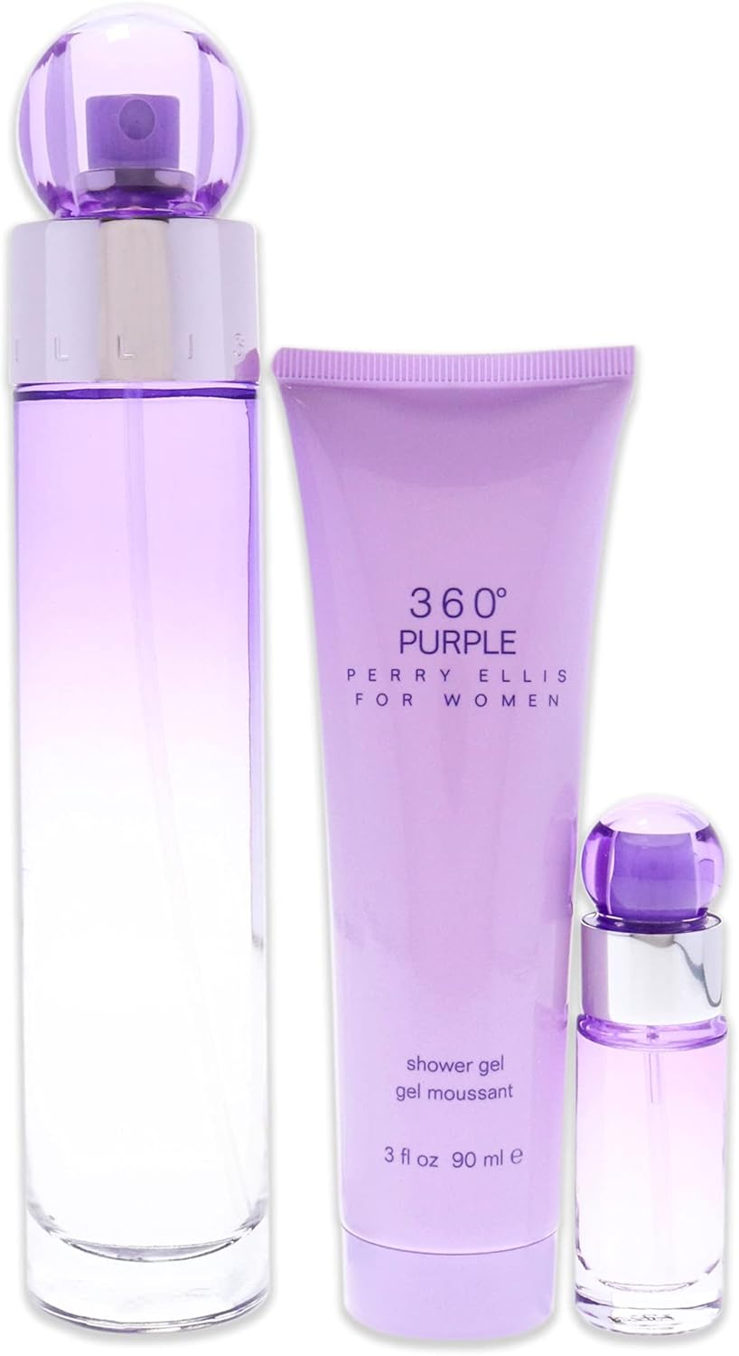 Perry Ellis 360 Purple Fragrance Set, 3 Count image number 1
