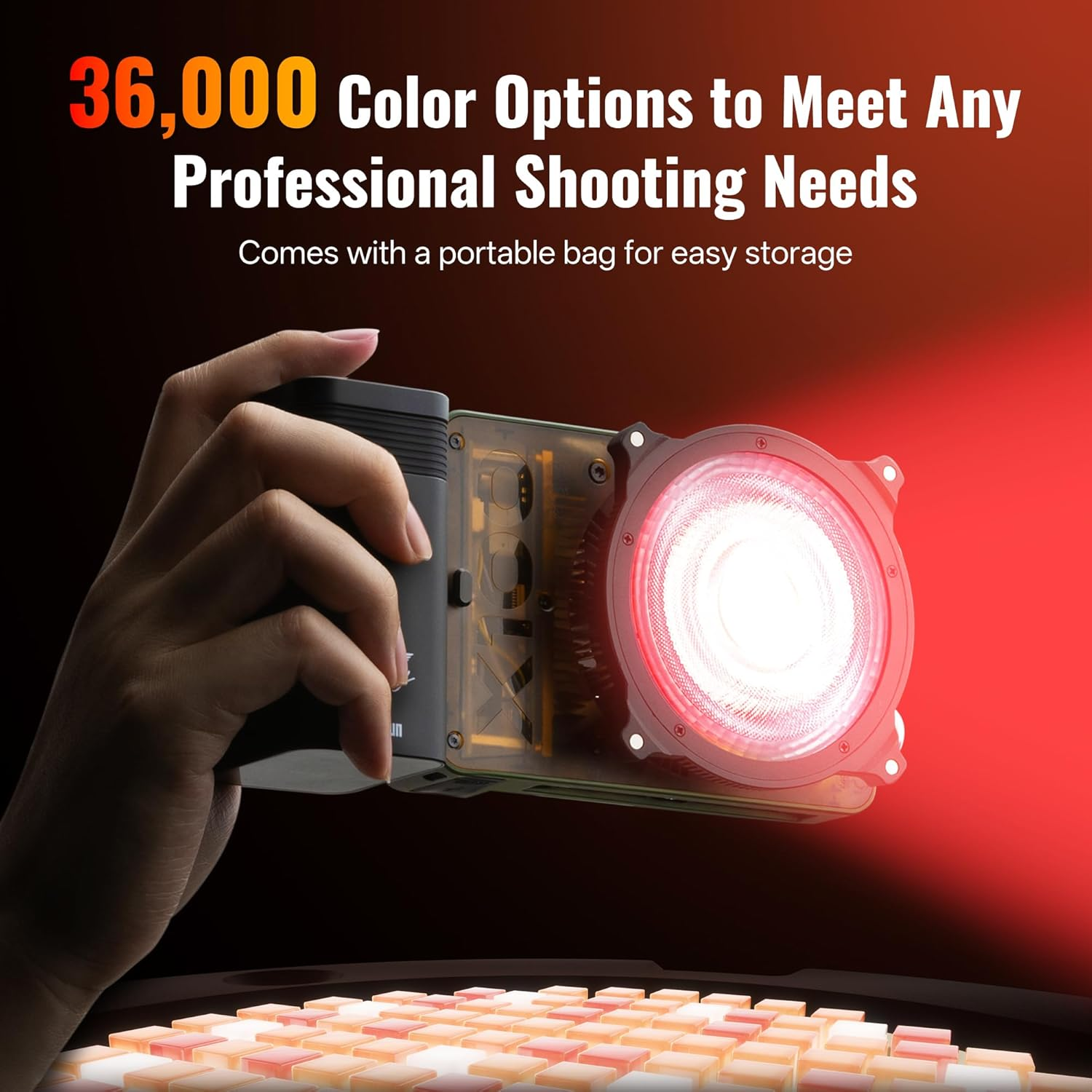 ZHIYUN Mini Lens Reflector (ZY Mount) Adjustable Light Modifier 5X Brightness Boost Suitable for X100RGB X100Bi-Color CX100 X60 Continuous Output Lighting for Photography Video Lighting Tool Only 99G image number 1