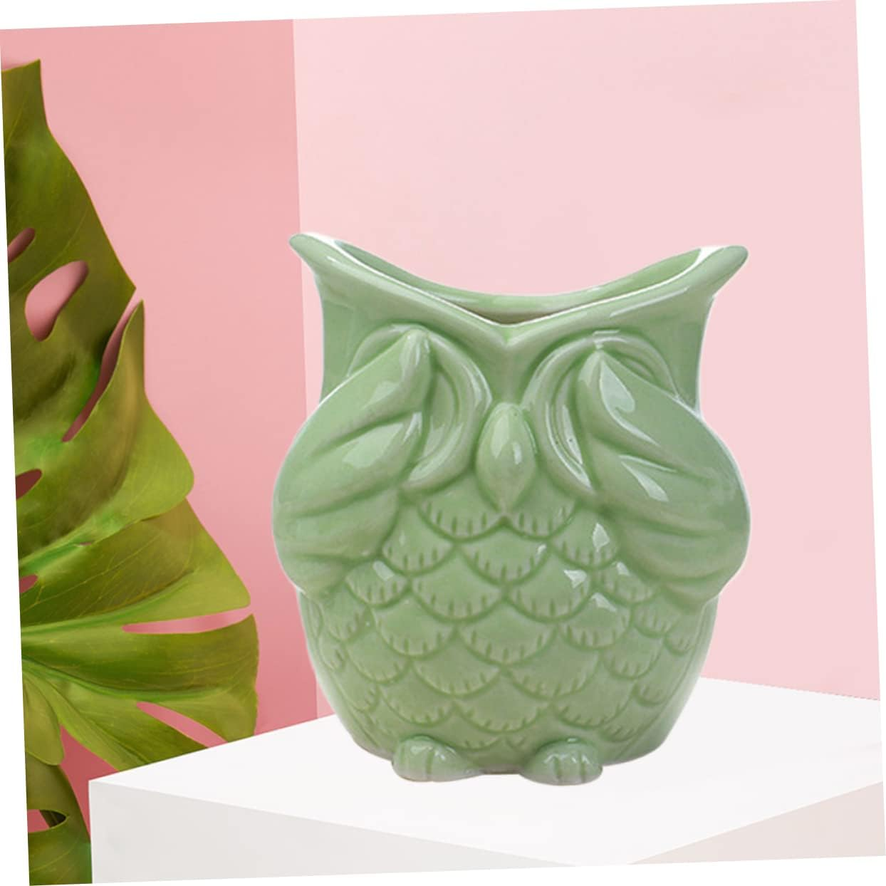 Owl Design Ceramic Succulent Pot Plant Container for Home Gardening Creative Novelty Flower Pots Indoor image number 6