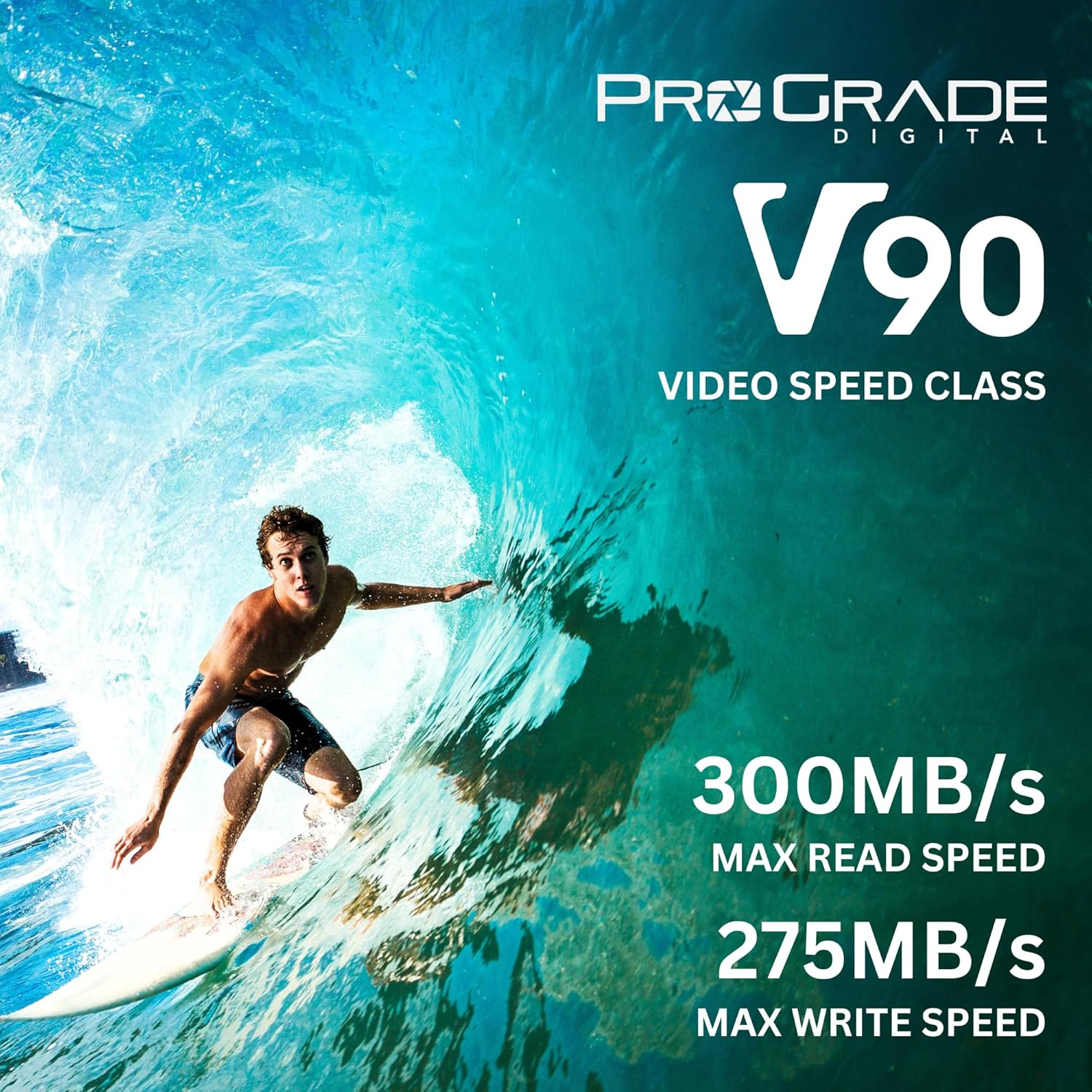 Prograde Digital SDXC UHS-II V90 Iridium Memory Card (1TB) image number 3