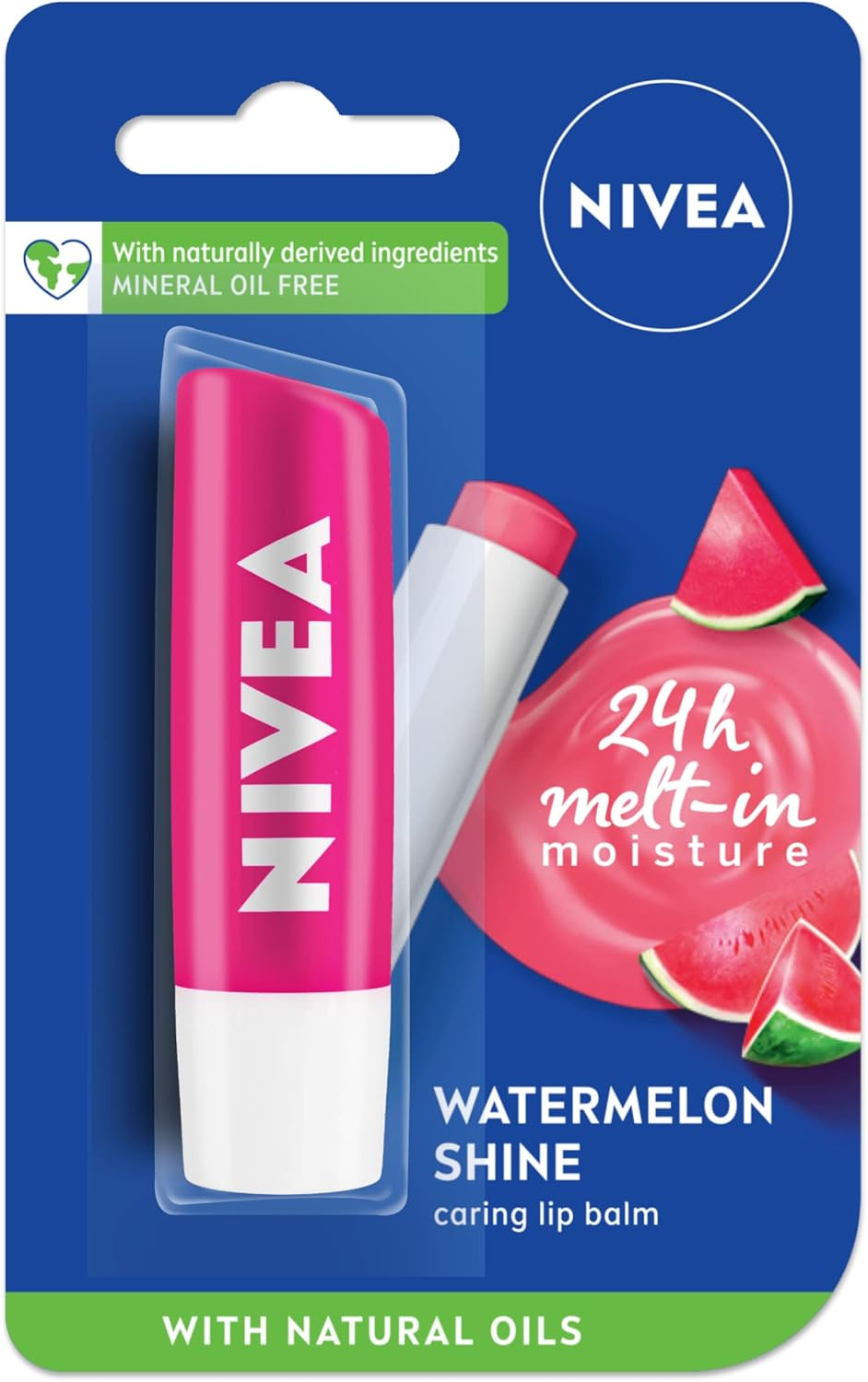 Nivea Fruity Shine Watermelon Lip Balm, 4.8Gm image number 4