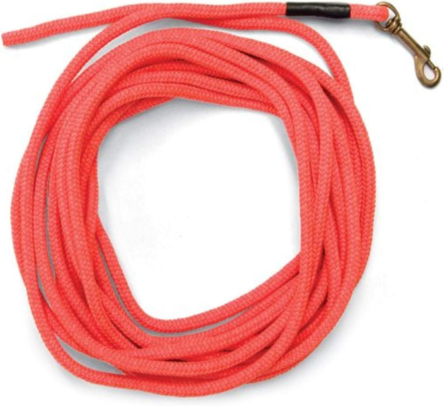 Sportdog Orange Check Cord - High-Visibility Floating Check Cord - Lightweight Tangle-Free Long Dog Training Lead with Heavy-Duty Brass Snap image number 3