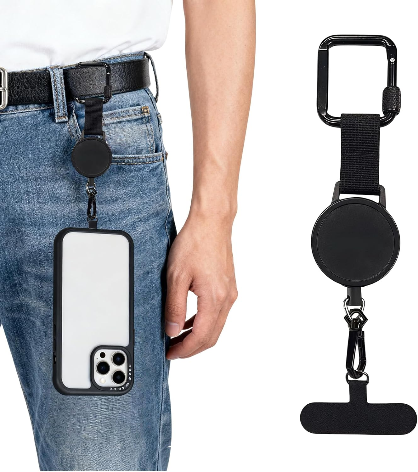 Vymoreon anti Theft Phone Strap & anti Theft Phone Lanyard - Adjustable Universal Premium Mobile Phone Lanyard for Keychain image number 1