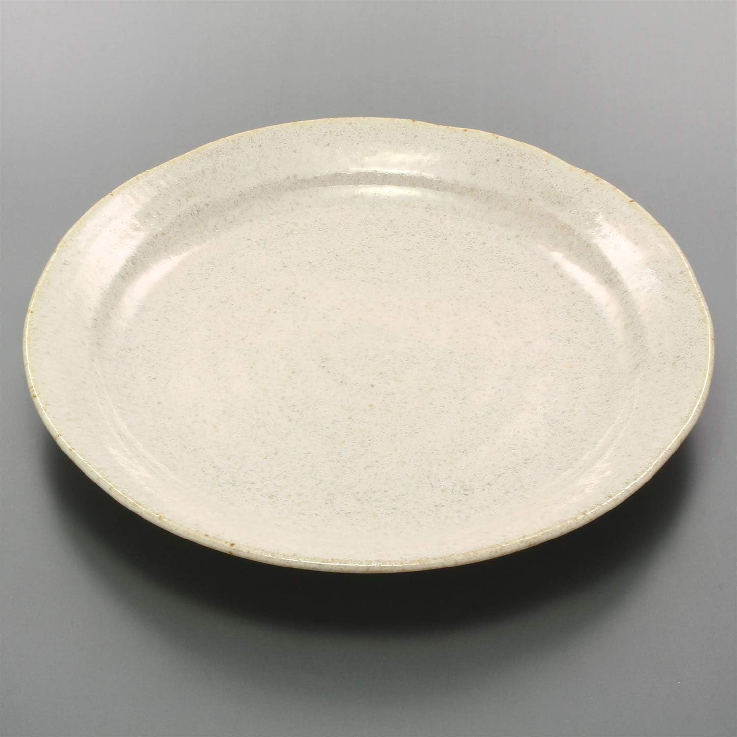 Mino Ware 130-0911 8.0 Plate, White Unofu image number 2