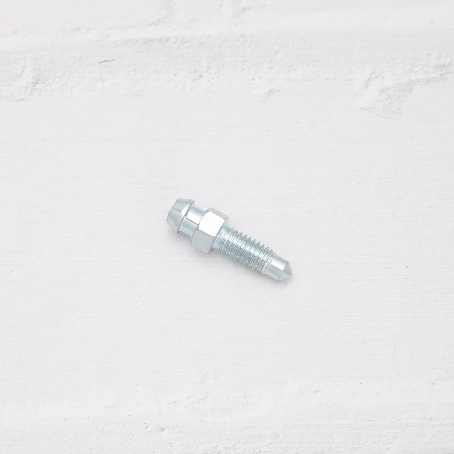 Ecsing 10PCS Metric Brake Caliper Bleed Nipple M6X1Mm Total Length 27.2Mm Hexagonal Lower Thread Total Length 10Mm for Preventing Brake Fluid Leaks image number 4