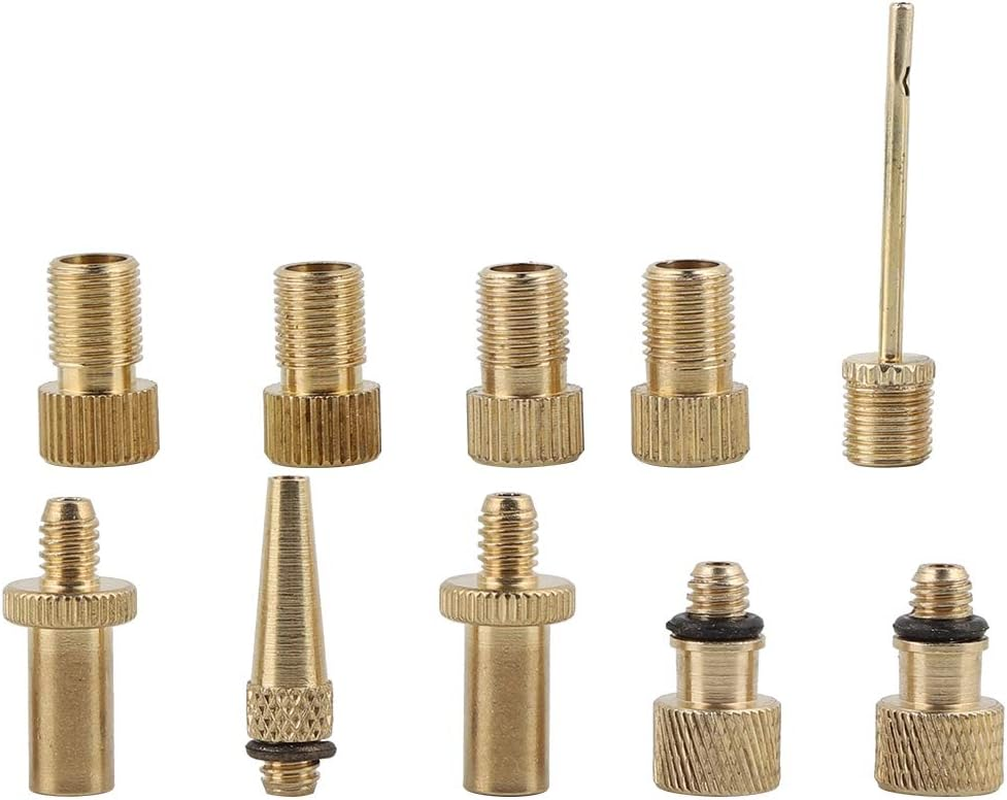 10 Pcs Valve Conversion Nozzle Pump Tool - Transform to US Valve Easily for Bicycles & Sports Balls image number 6