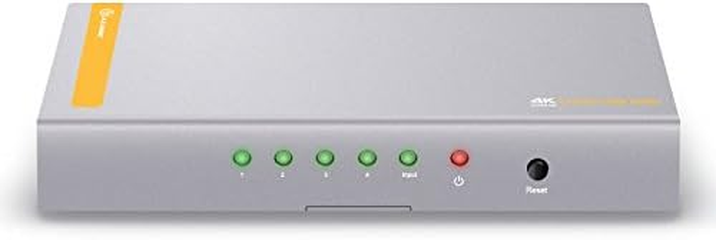 ALOGIC 4 Port HDMI 2.0 4K Splitter, HD4KSPL04, Silver