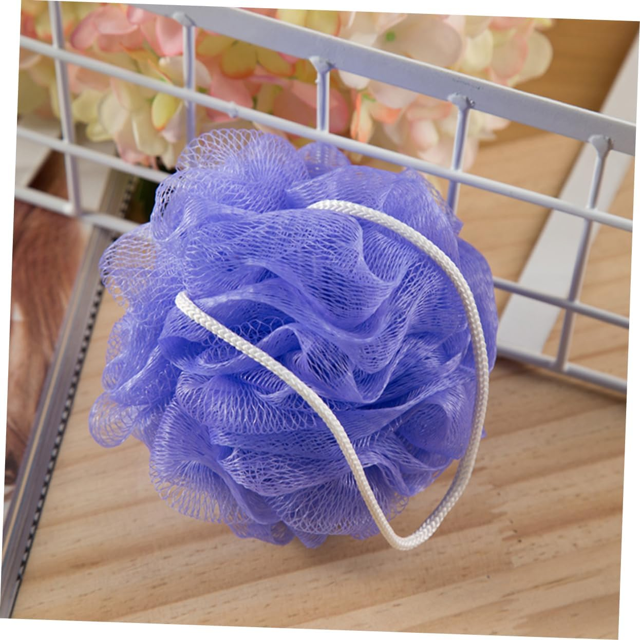 LALADEFIEE 16Pcs Mixed Balls Power Scrubbers Soft Loofah Sponges for Shower Body Scrubbing image number 2