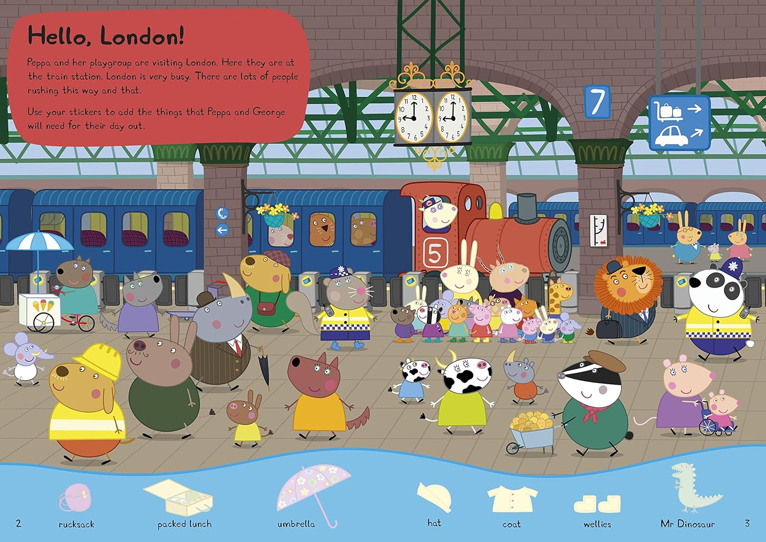 Peppa'S London Day Out Sticker Activity Book image number 2