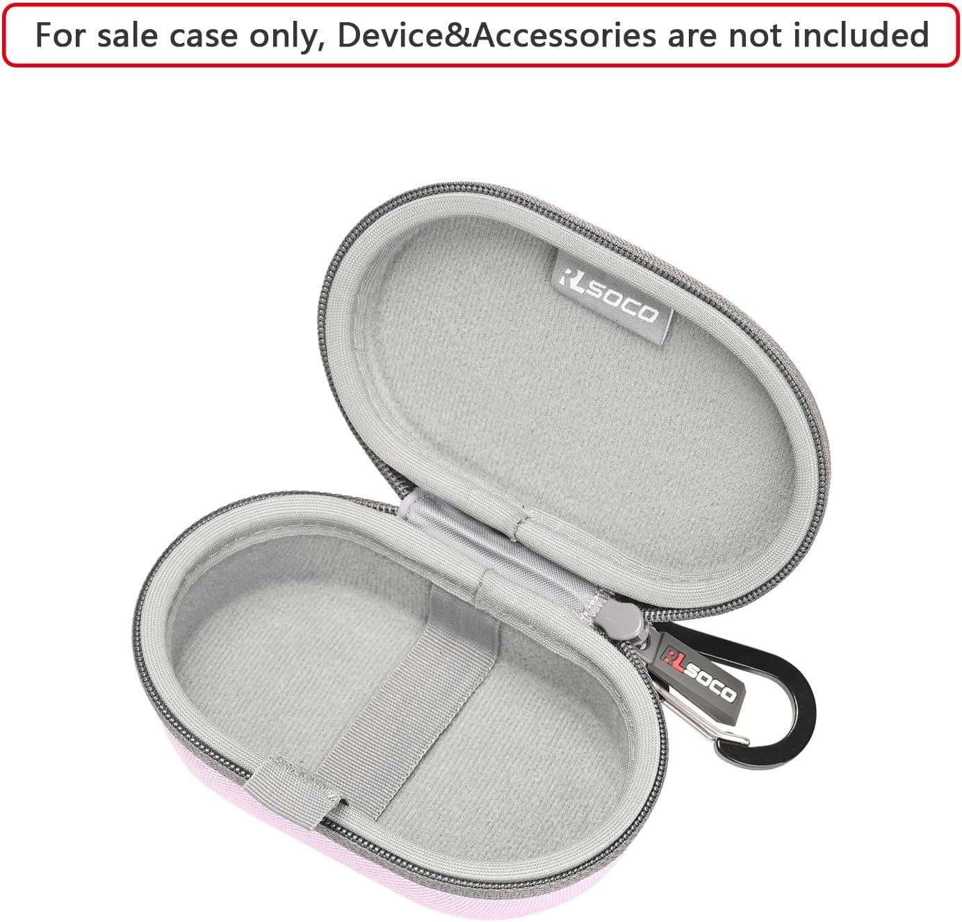 RLSOCO Carrying Case for Logitech Pebble Mouse 2/Pop/Pebble Bluetooth Wireless Mouse with Keychain - Purple (Case Only)