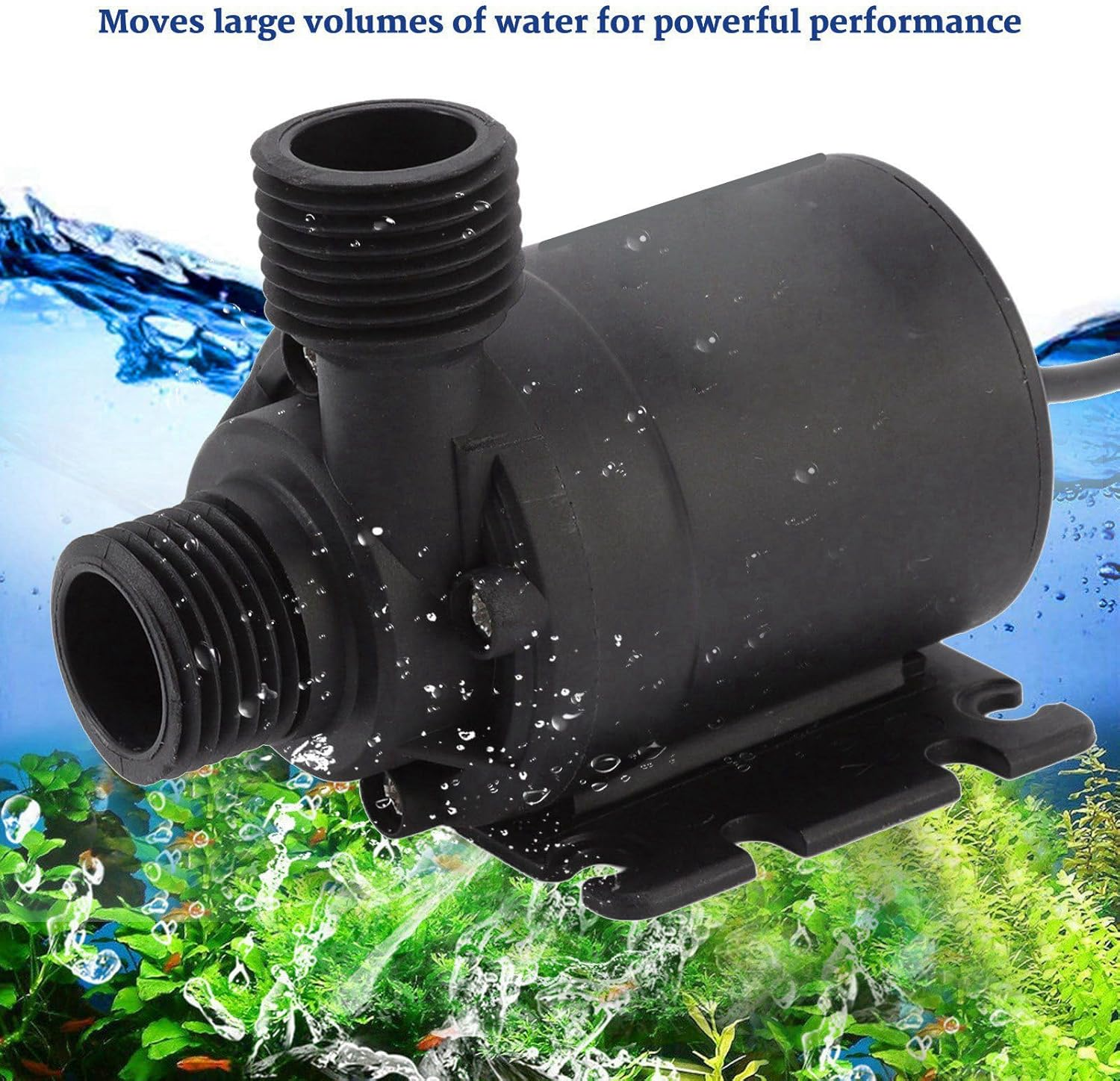 Focket Solar Fountain Kit, 30W Polysilicon Solar Panel Fountain Pump Kit, High Efficiency Submersible Powered Pump for Sun Powered Pond Hydroponics Gardens