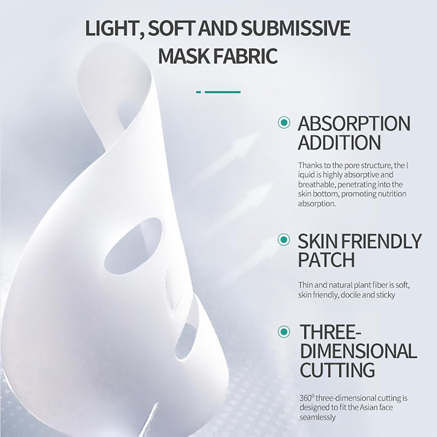 Deleventh Korean Brand Lactobionic Acid Facial Mask 30Ml&times;10Pcs / Post-Makeup Deep Cleansing, Shrink Pores, Moisturize, Exfoliate and Rejuvenate Skin for a Smooth, Hydrated, and Radiant Complexion image number 2