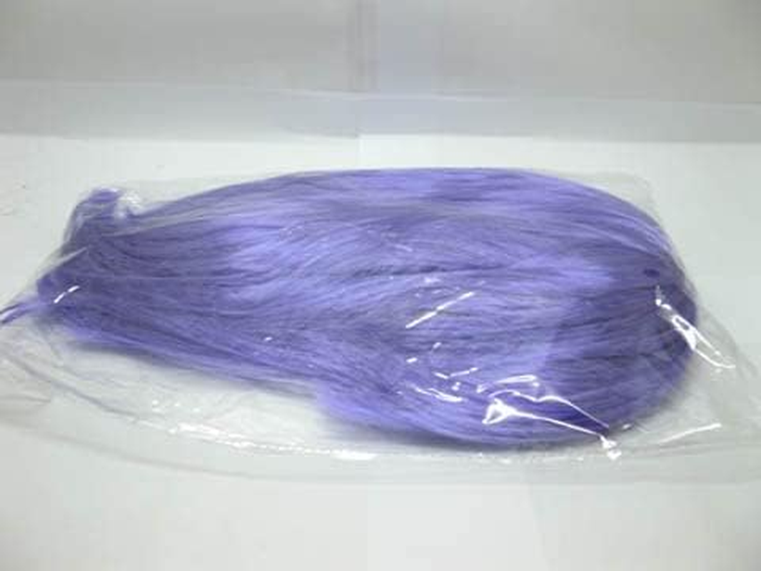 4Pcs Bobo Head Style Neat Bang Short Straight Cosplay Wig Purple image number 1