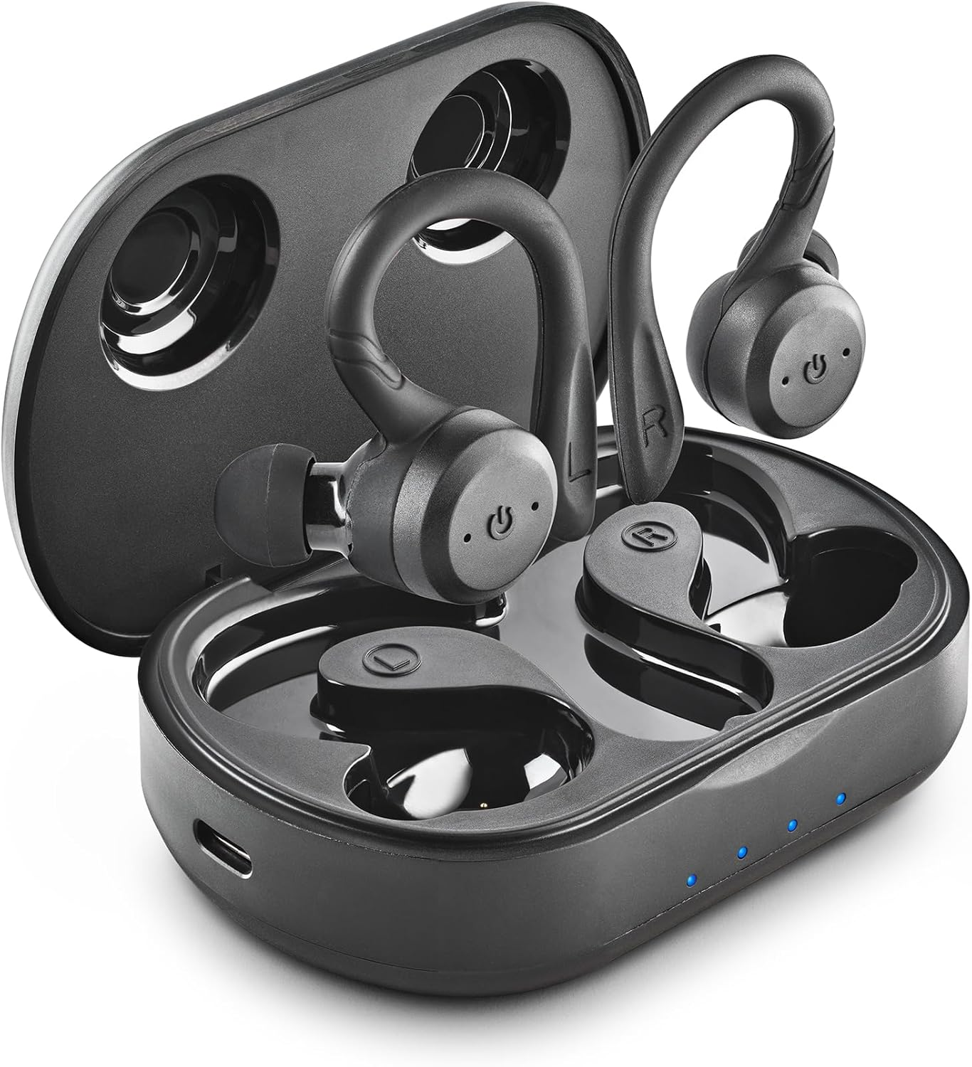 NGS ARTICA Jogger Wireless Sports Headset with TWS Technology and Bluetooth 5.3 Compatible, Waterproof, Automatic Connection, 40 Hours Battery Life, Minimalist and Ergonomic Design image number 3